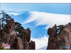 【黄山】游客惊叹雨后黄山云海缥缈